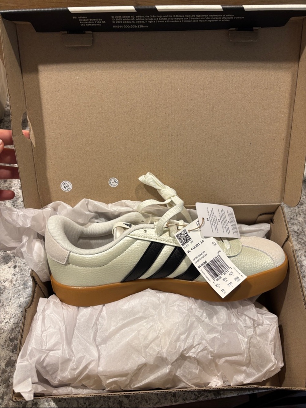 adidas ice gold metallic NWT